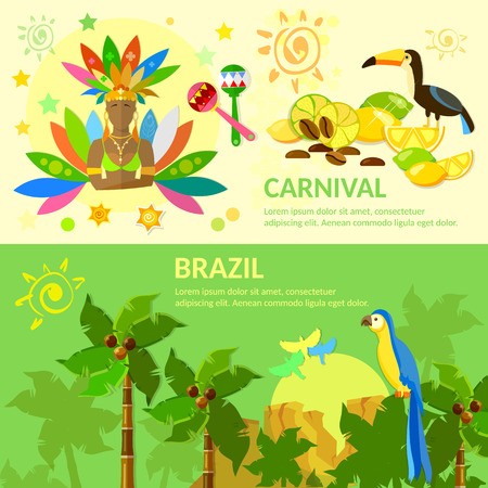 450x450 Vector Of Brazil Banners Brazilian