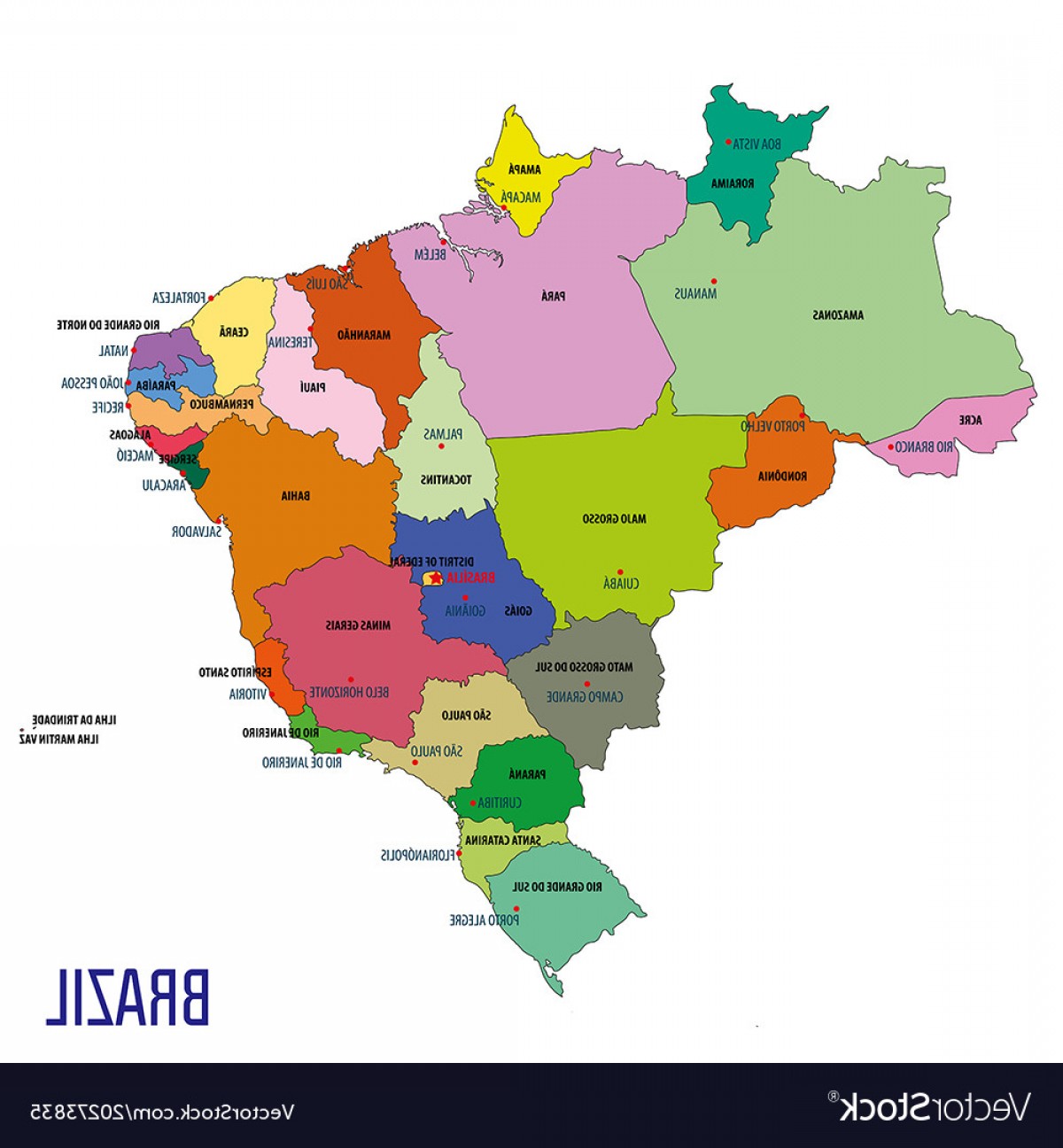 1200x1296 Brazil Map Vector Wallkeeper
