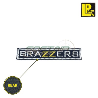 400x400 Military Morale Patch Embroidered Brazzers Black Patcheria