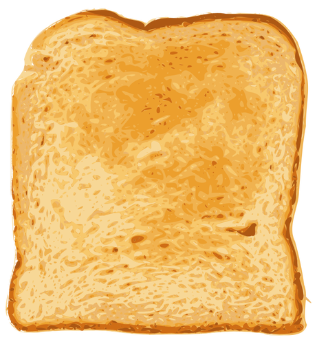 461x500 Bread Slice Vector Image