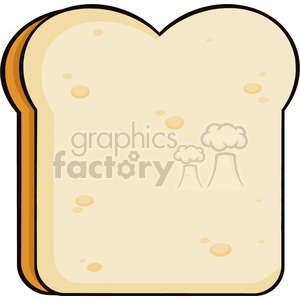 300x300 Illustration Cartoon Bread Slice Vector Illustration Isolated