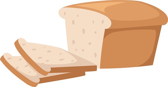 577x299 Bread Slices Vector Illustration Premium Clipart