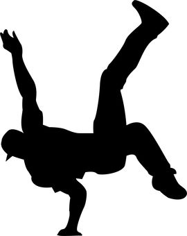 A Cool Vector Image Or A Bboy Doing An Air Chair Project 270x340 A Cool Vector Image Or A Bboy Doing An Air Chair Project