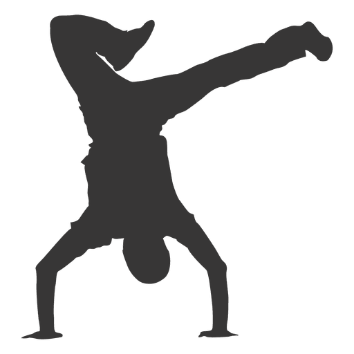 Break Dancing Silhouette 512x512 Break Dancing Silhouette