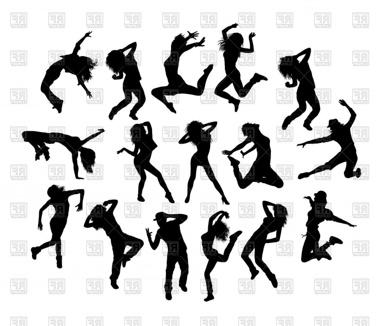 Happy Break Dance Expression Silhouettes Girl Hip Hop Dancer 1440x1234 Happy Break Dance Expression Silhouettes Girl Hip Hop Dancer
