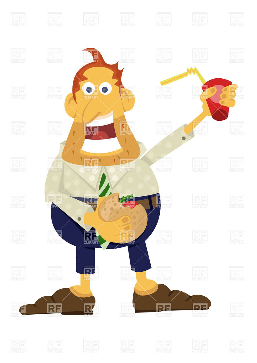 848x1200 Manager On A Coffee Break Vector Image Of People Svetlovskiy
