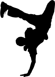 183x256 Breakdancing Silhouette Silhouette Of Breakdancing