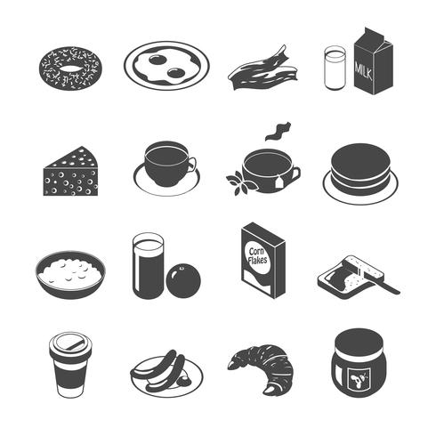 490x490 Breakfast Icon Set