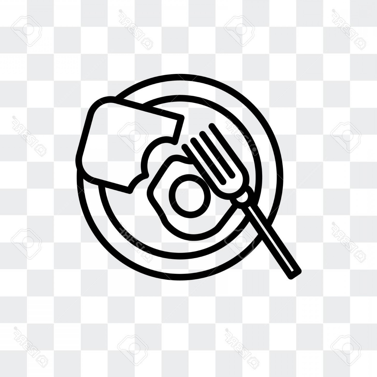 1560x1560 Photostock Vector Breakfast Vector Icon Isolated On Transparent