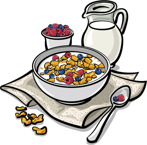 Cereal Breakfast Vector Material Free Download 500x493 Cereal Breakfast Vector Material Free Download