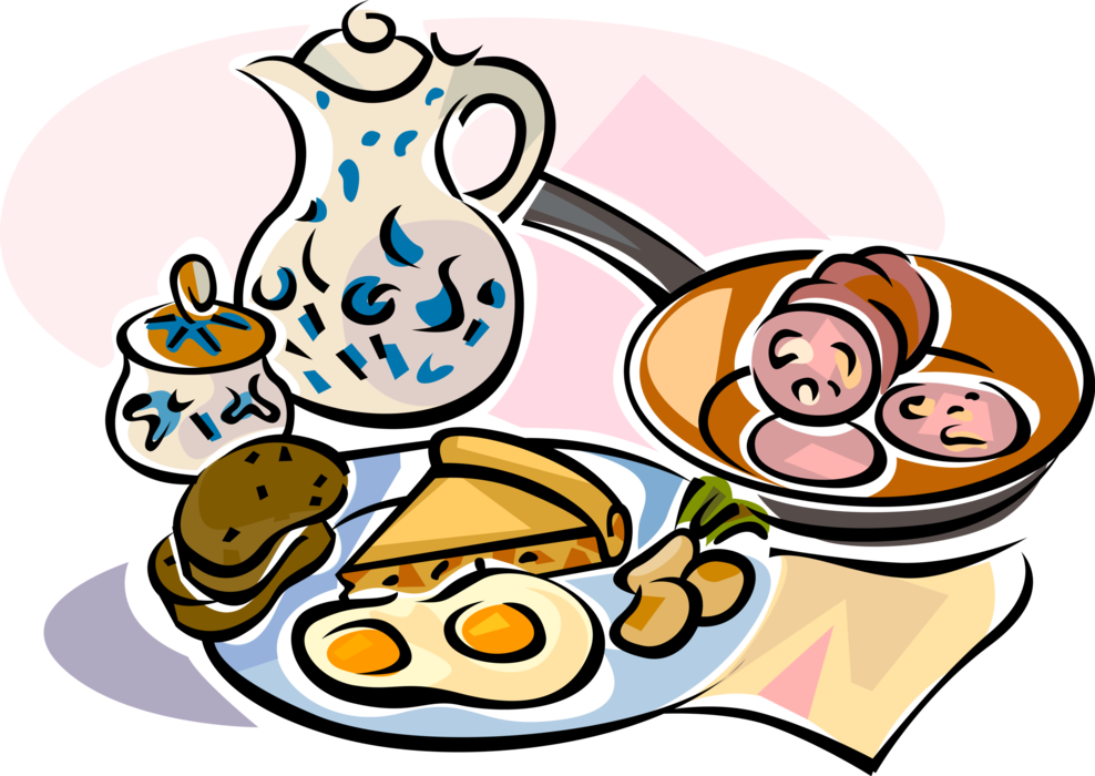 Breakfast Vector At Vectorified.com | Collection Of Breakfast Vector ...