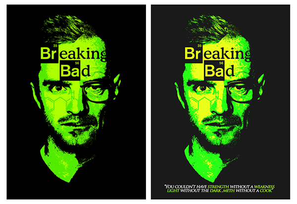 600x413 Breaking Bad Poster Project On Behance