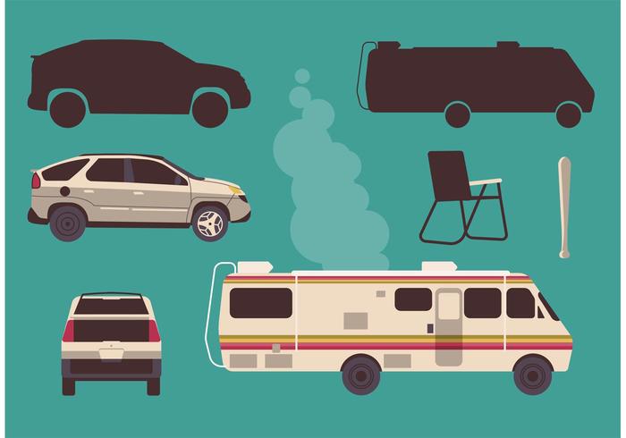 700x490 Breaking Bad Vehicle Vector Set