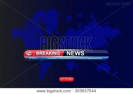 450x320 Breaking News Vector Photo Free Trial News Channel Template News