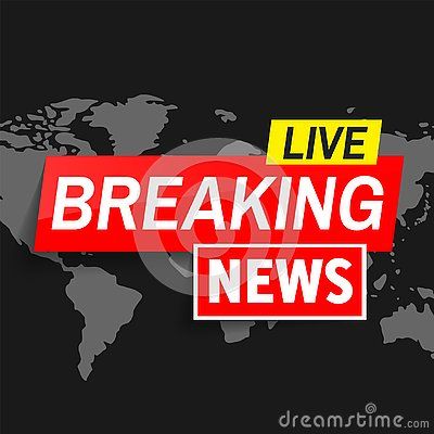 400x400 Breaking News World News Breaking News On World Map Background