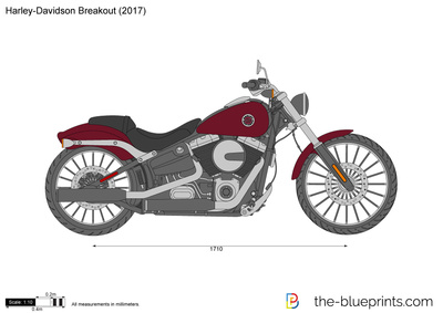 400x283 Harley Davidson Breakout Vector Drawing
