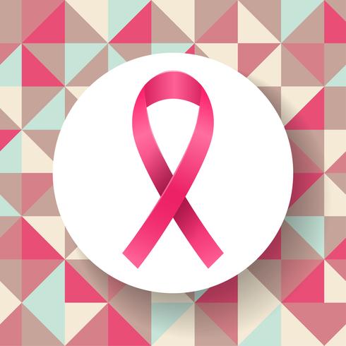 490x490 Breast Cancer Awareness Vector Background