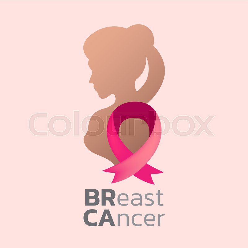 800x800 Breast Cancer Awareness Logo Icon Stock Vector Colourbox