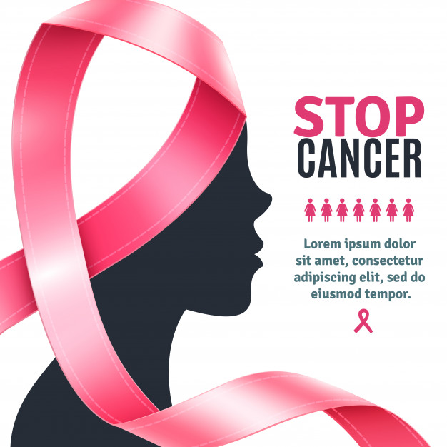 626x626 Breast Cancer Awareness Ribbon Background Vector Free Download