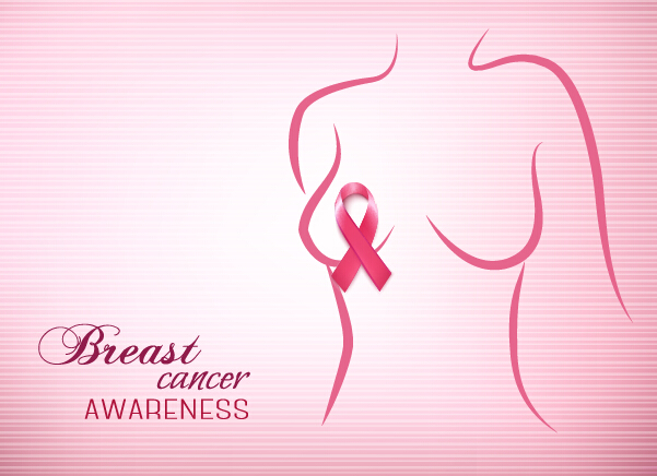 601x436 Breast Cancer Awareness Advertising Posters Pink Styles Vector