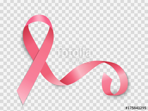 500x375 Breast Cancer Awareness Month Pink Ribbon Sign On Transparent