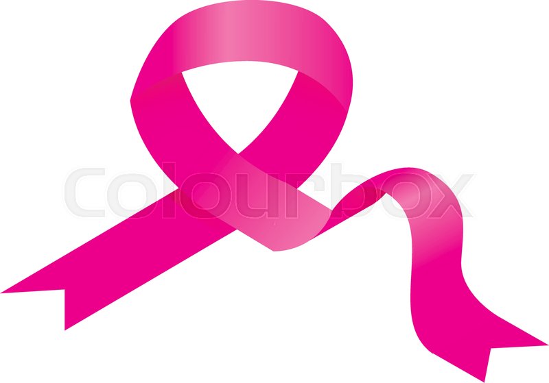 800x559 Breast Cancer Ribbon Icon Isometric Stock Vector Colourbox