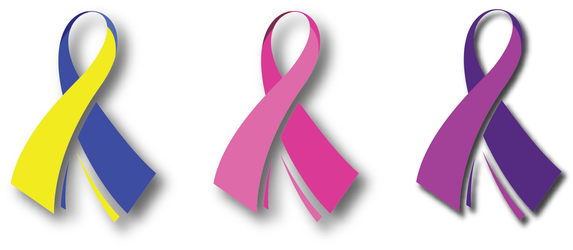 1929x843 Cancer Ribbon Png