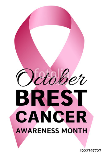 334x500 Breast Cancer Logo Realistic Illustration Of Breast Cancer Vector