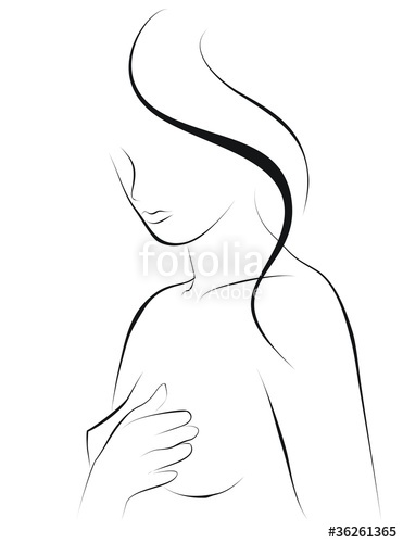 371x500 Woman Vector And Breast Cancer Stock Photo And Royalty Free
