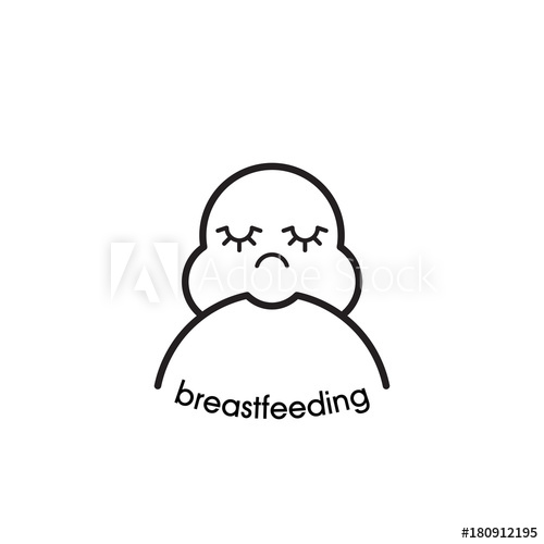Breastfeeding Vector Image On Which A Child Eats Breast Milk 500x500 Breastfeeding Vector Image On Which A Child Eats Breast Milk