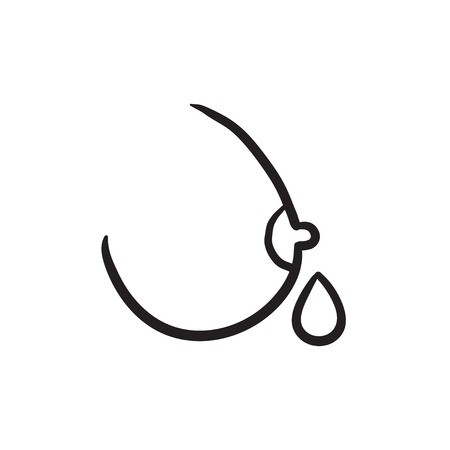 Breastfeeding Vector Sketch Icon Isolated On Background Hand 450x450 Breastfeeding Vector Sketch Icon Isolated On Background Hand