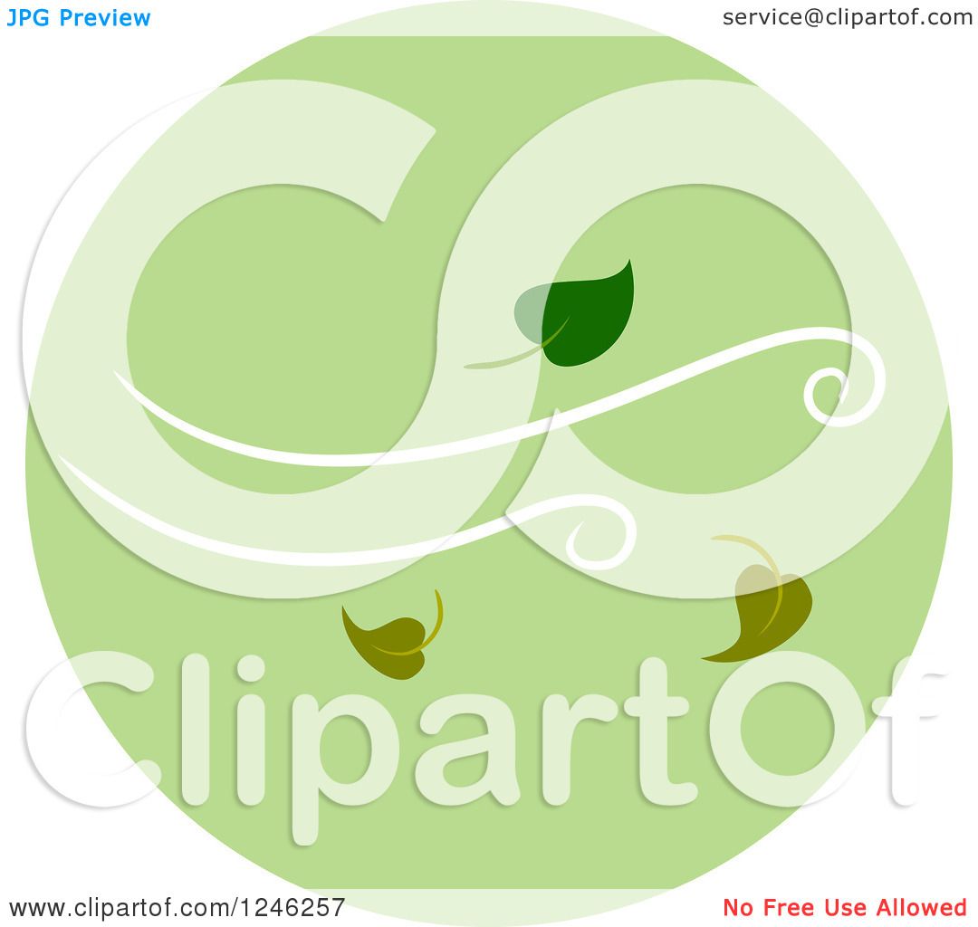 1080x1024 Clipart Of A Round Green Breeze Icon