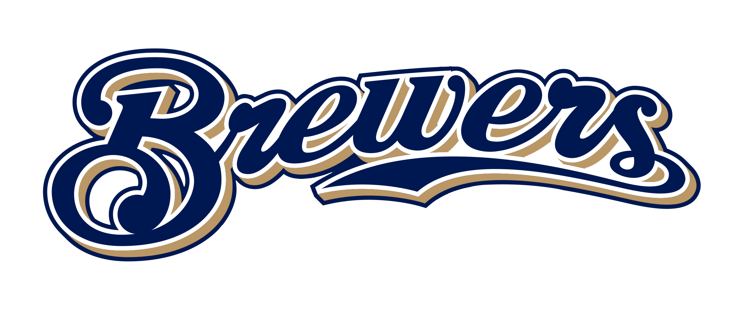 2400x1000 Milwaukee Brewers Logo