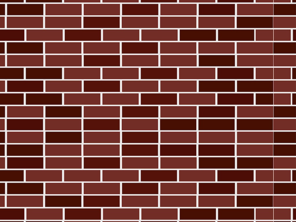 1024x768 Brick Wall Pattern Vector Art Graphics
