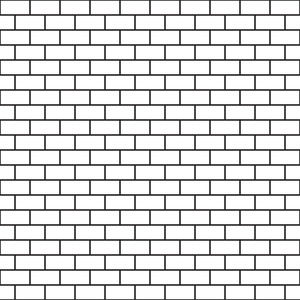 300x300 Brick Pattern Seamless Vector Background White Bricks On Black