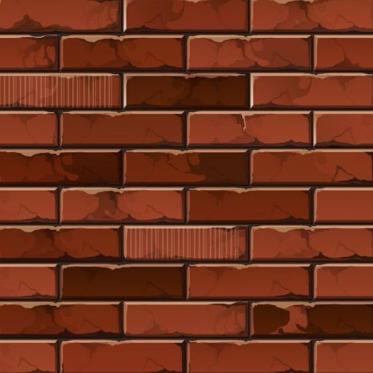 539x539 Brick Wall Seamless Patterns Vector