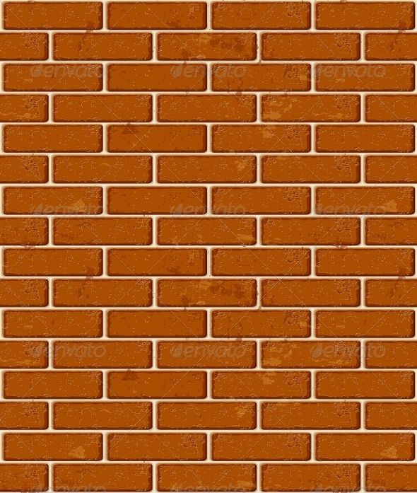 590x697 Seamless Red Brick Pattern Texture Vector Illustration