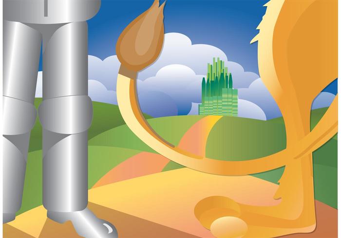 700x490 Yellow Brick Road Vector