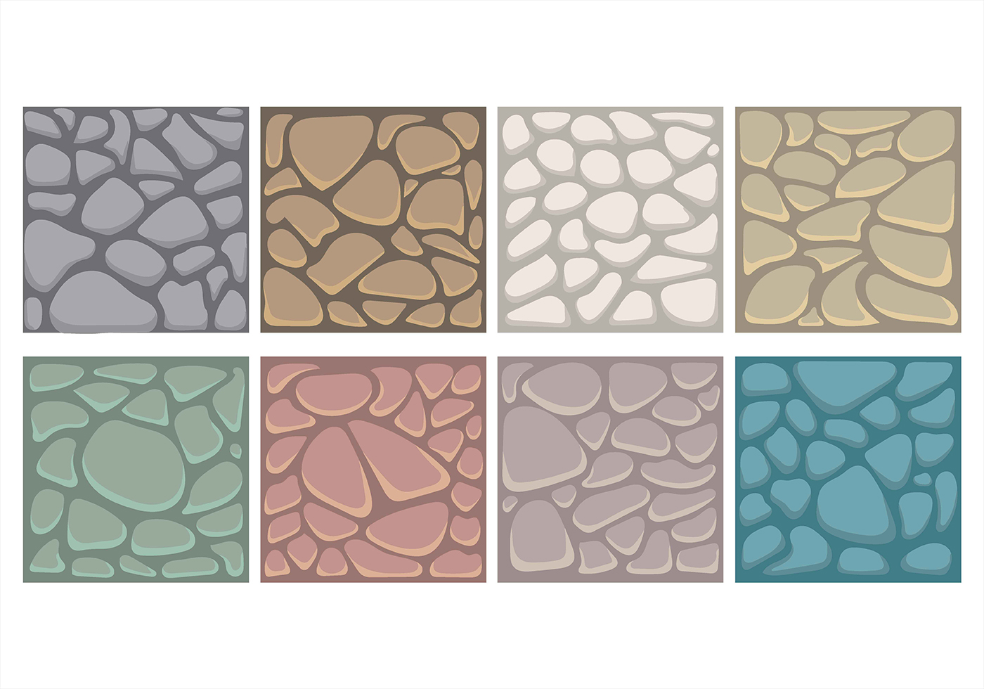 1400x980 Brick Road Free Vector Art