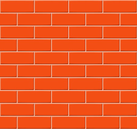 450x424 Cartoon Hand Drown Orange Seamless Brick Wall Texture Vector