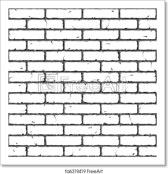 561x581 Free Art Print Of Brick Wall Seamless Texture Vector