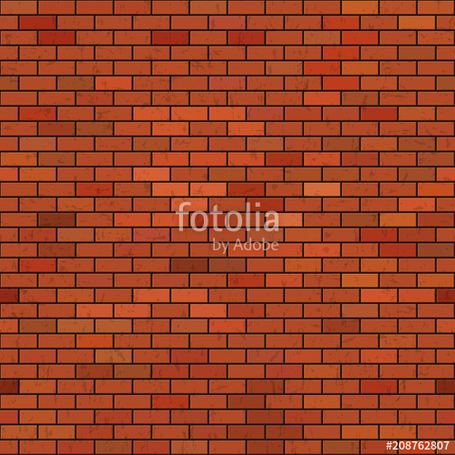 500x500 Seamless Vector Pattern Wall Of Brick Texture Of The Building