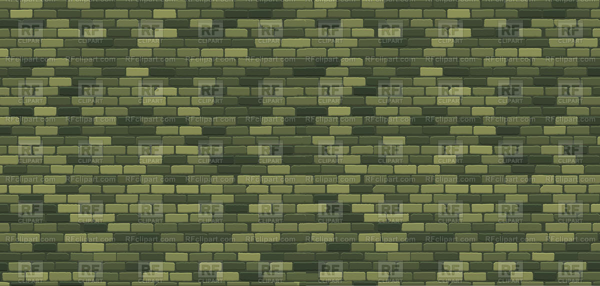 1200x572 Green Brick Wall Vector Image Of Backgrounds, Textures, Abstract