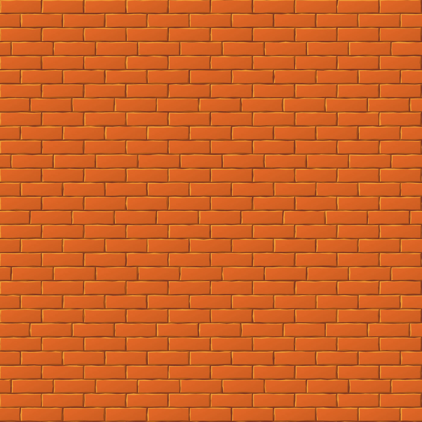 1400x1400 Red Brick Wall Vector Seamless Background