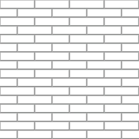 450x450 Seamless White Brick Wall Vector Pattern Royalty Free Vector