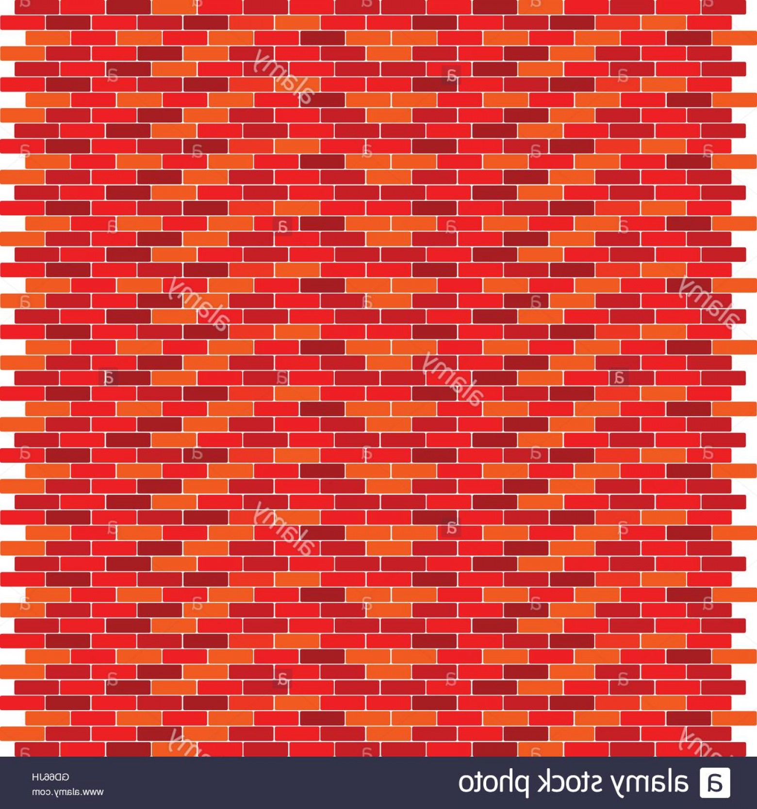 1560x1668 Stock Photo Red Brick Wall Vector Illustration Art In Red Color
