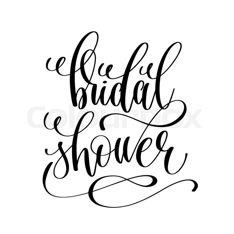 Bridal Shower Black And White Hand Stock Vector Colourbox 800x800 Bridal Shower Black And White Hand Stock Vector Colourbox