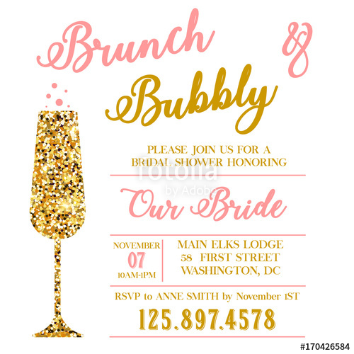 Brunch And Bubble Bridal Shower Stock Image And Royalty Free 500x500 Brunch And Bubble Bridal Shower Stock Image And Royalty Free