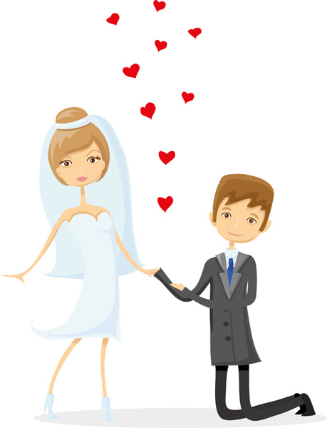 Free Bride And Groom Silhouette Vector Free Clipart 459x600 Free Bride And Groom Silhouette Vector Free Clipart