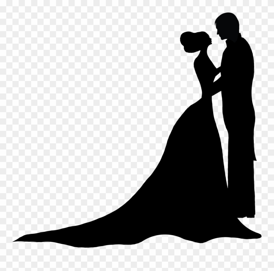 Vector Transparent Library Bride Clipart Silhouette 880x870 Vector Transparent Library Bride Clipart Silhouette